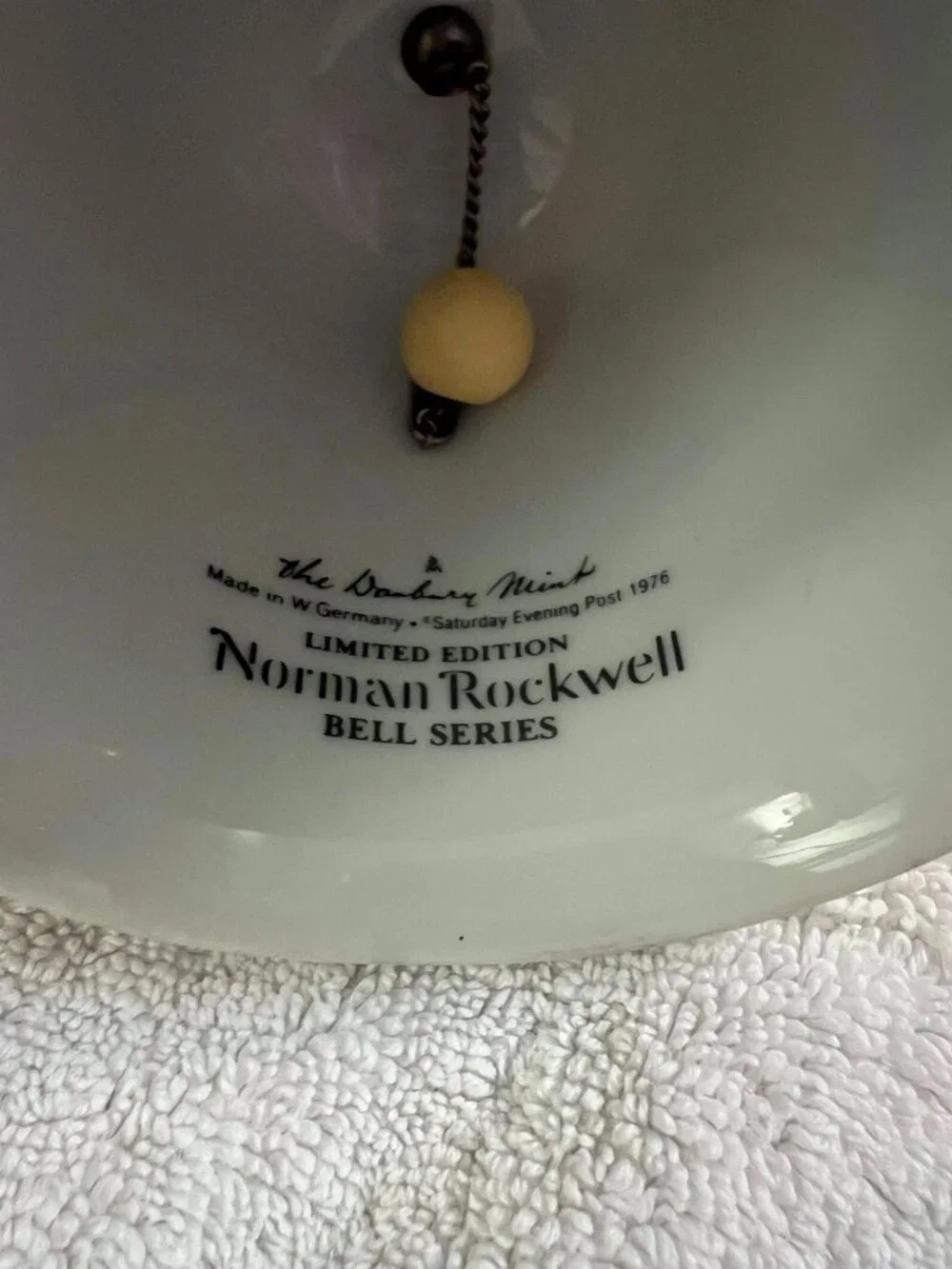 Norman Rockwell - Set of 4 Danbury Mint Bells